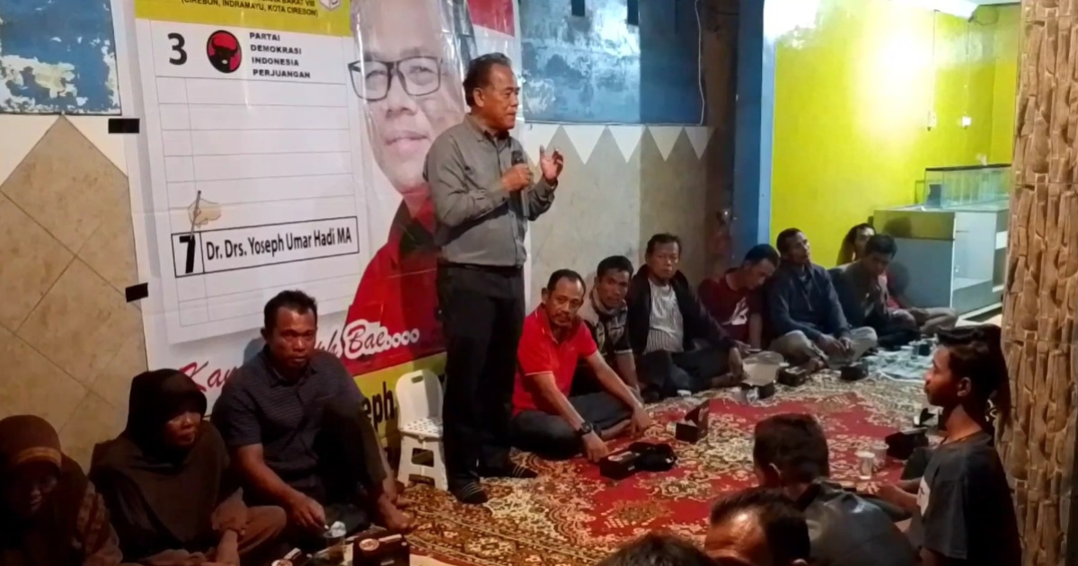 Caleg DPR-RI YOSEPH UMAR HADI adakan Sosialisasi di Sindang Indramayu